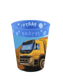 REUSABLE CONSTRUCTION PARTY CUP 250ML-PRO-95684