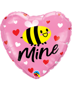 18 INCH FOIL HRT BEE MINE HEARTS 1CTP-QUA-16753