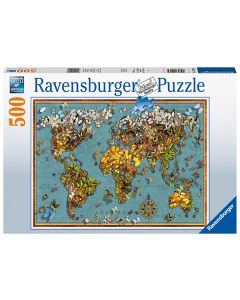 RAVENSBURGER 500PC PUZZLE WORLD OF BUTTERFLIES-RVG-15043