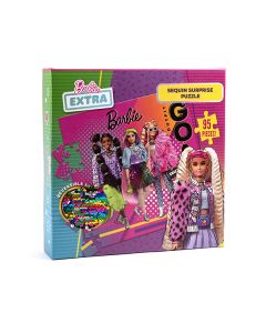 BARBIE EXTRA 95PC SEQUIN SURPRISE PUZZLE-RMS-99-0112