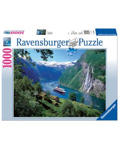 RAVENSBURGER 1000PC PUZZLE NORWEGIAN FJORD-RVG-15804