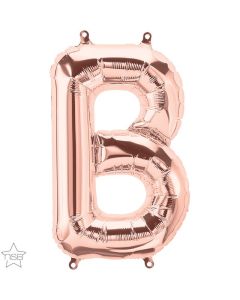 16 IN FOIL ROSE GOLD LETTER B AIR FILLED 1CTP-QUA-59706