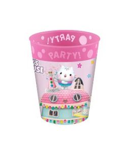 REUSABLE GABBYS DOLLHOUSE PARTY CUP 250ML-PRO-95819