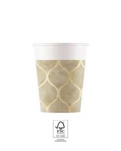 ARABIC CELLS PAPER CUPS 200ML 8CT-PRO-96558