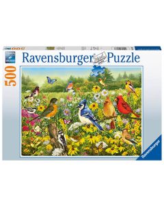 RAVENSBURGER 500PC PUZZLE BIRD MEADOW-RVG-16988