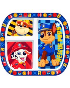 PAW PATROL RESCUE PUPS DIVIDED PLATE-STO-84922