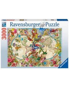 RAVENSBURGER 3000PC PUZZLES WORLD MAP-RVG-17117