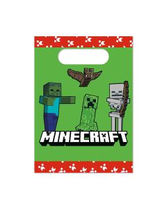 MINECRAFT PAPER PARTY BAGS-PRO-95659