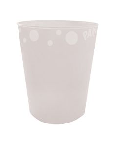 REUSABLE SEMI TRANSPARENT WHITE PARTY CUP 250ML-PRO-95934