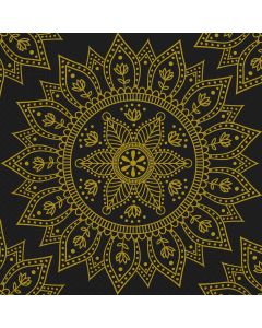 MANDALA BLACK AND GOLD 3PLY NAPKINS 33X33CM 20CT-PRO-96397