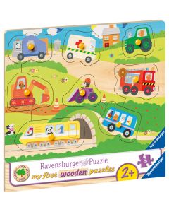 RAVENSBURGER MY 1ST PUZZLE 8PC FAVORITE VEHICLES-RVG-3684