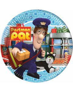 POSTMAN PAT PAPER PLATES LARGE 23CM 8CT-PRO-86711