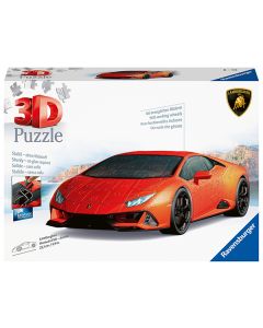 RAVENSBURGER 108PC 3DPUZ LAMBORGHINI HURACAN ORNGE-RVG-11571