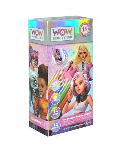 WOW GENERATION SET 36 COLOURED PENCILS W NOTEBOOK-KIE-WOW00044