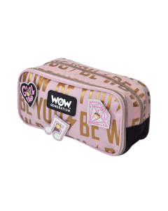 WOW GENERATION PENCIL CASE WITH PATCHES-KIE-WOW00064