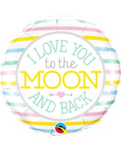 18 INCH FOIL RND I LOVE YOU TO THE MOON 1CTP-QUA-55382