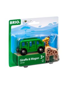 BRIO GIRAFFE AND WAGON-BRI-33724