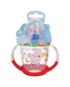 PEPPA PIG TODDLER SILICONE FNCY TRAINING MUG 270ML-STO-81863