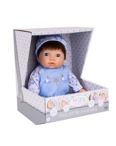 TINY TREASURES BLUE BEAR BABY DOLL AW24-KDK-KK6289