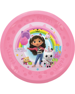 REUSABLE GABBYS DOLLHOUSE PARTY PLATE 21CM-PRO-95976