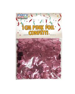 1CM PINK FOIL CONFETTI 15G-BOR-82670