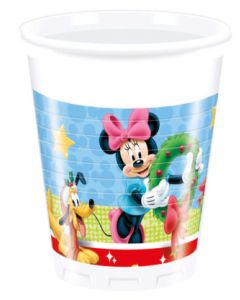 MICKEY CHRISTMAS TIME PLASTIC CUPS 200 ML 8CT-PRO-86763
