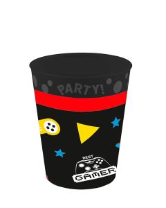 REUSABLE GAMING PARTY CUP 250ML-PRO-96254