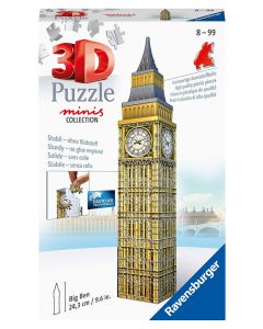 RAVENSBURGER 54PC 3D PUZZLE BALL MINI BIG BEN-RVG-11246