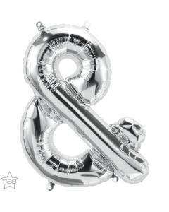 16 IN FOIL AMPERSAND SILVER AIR FILLED 1CTP-QUA-59764