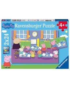 RAVENSBURGER 2X24PC PUZZLES PEPPA PIG-RVG-9099