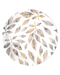 GREY BRANCHES PAPER PLATE 23CM 8CT-PRO-95197