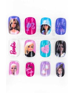 BARBIE 12 PRESS ON NAILS-TWN-BB0047GB