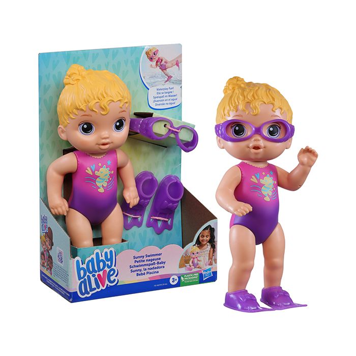 BABY ALIVE SUNNY SWIMMER HAS F8140