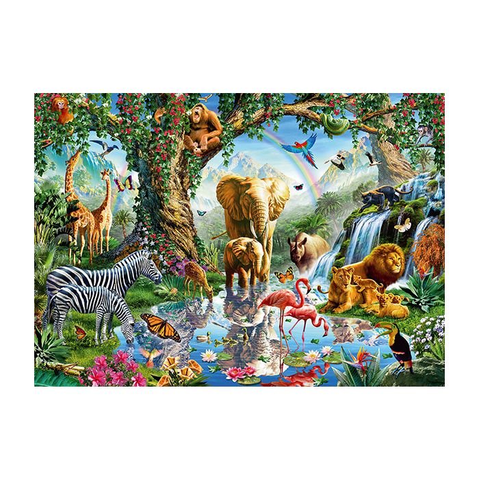 RAVENSBURGER 1000PC PUZ ADVENTURES IN THE JUNGLE-RVG-19837